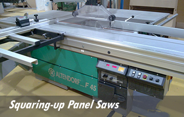 Squaring-up Panel Saws